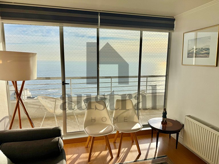 Apartamento com Linda Vista para o Mar, Reñaca