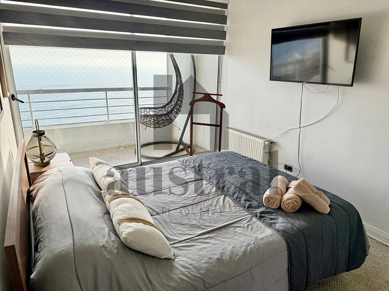 Apartamento com Linda Vista para o Mar, Reñaca