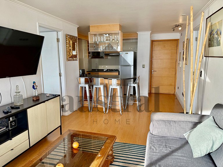 Apartamento com Linda Vista para o Mar, Reñaca
