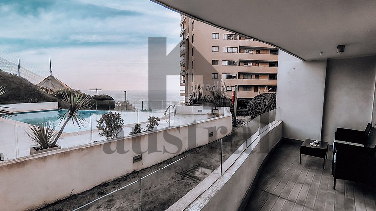 Belo apartamento no Concon Dunes