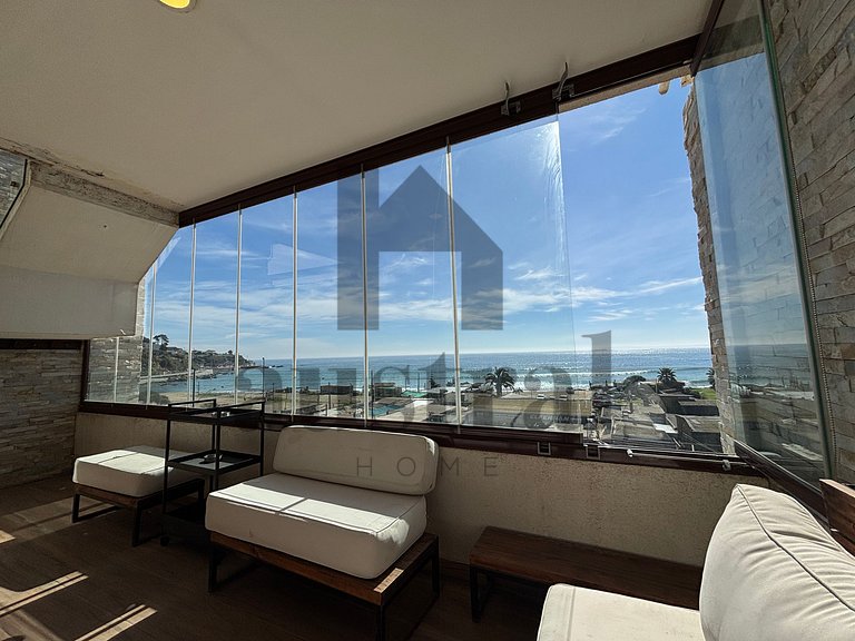 Vista espectacular en la costa de Concon