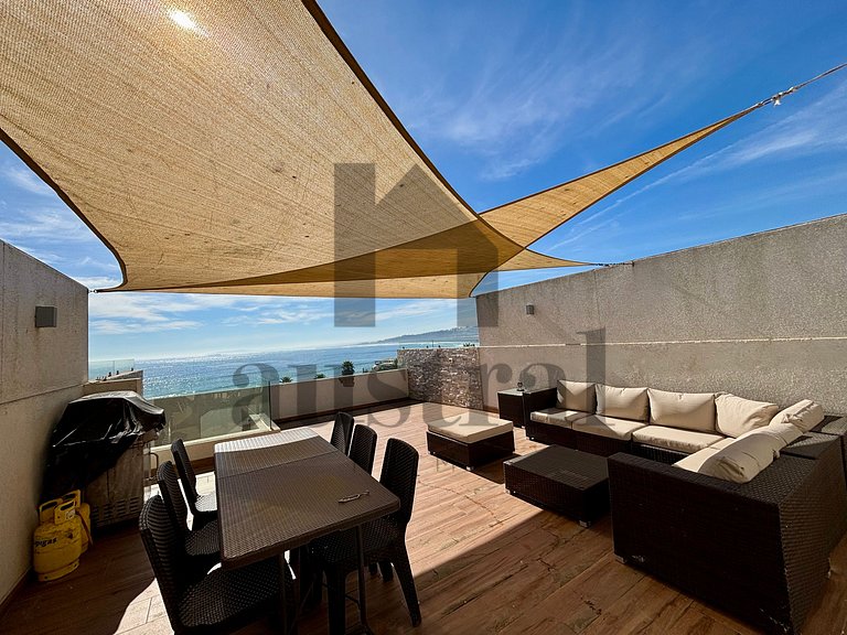 Vista espectacular en la costa de Concon