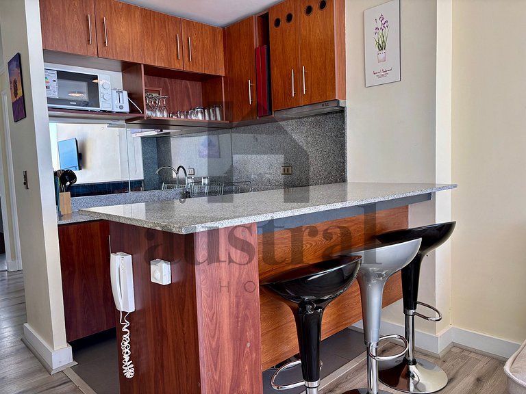 Apartamento espetacular com piscina aquecida