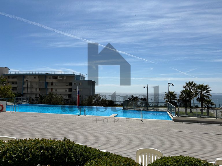 Espectacular vista al mar y piscina climatizada