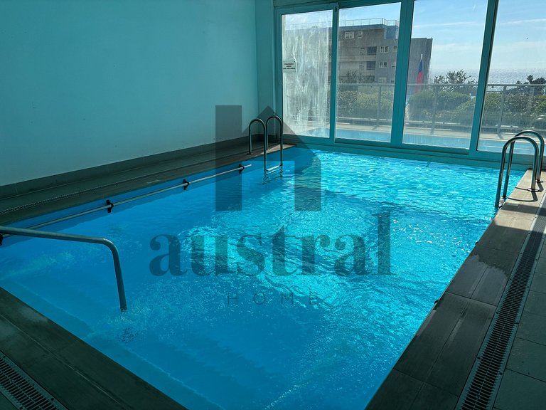 Increíble vista al mar con piscina temperada