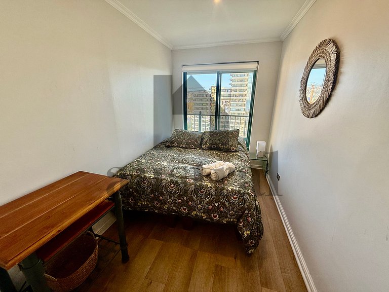 Espaçoso apartamento de frente para a praia e San Martin