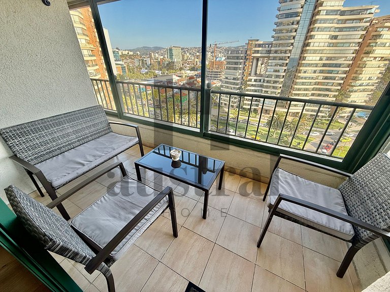 Espaçoso apartamento de frente para a praia e San Martin