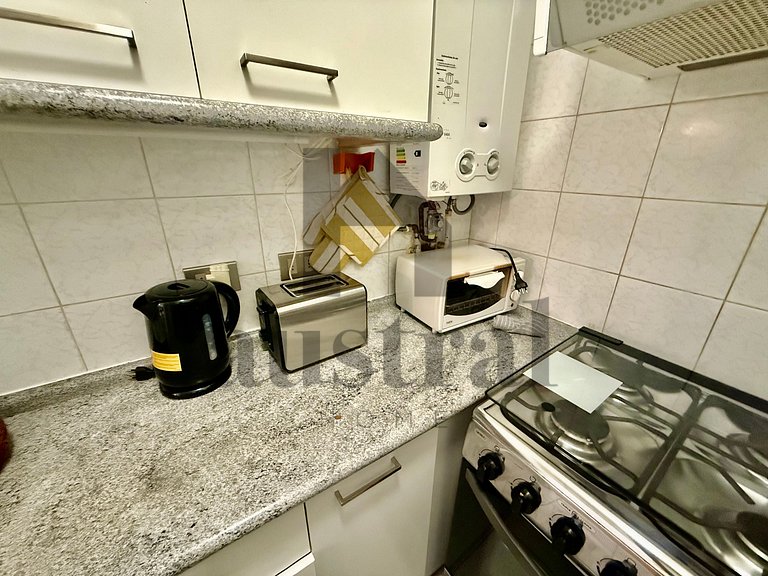 Espaçoso apartamento de frente para a praia e San Martin