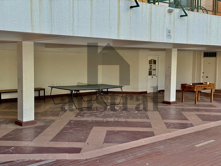 Espaçoso apartamento de frente para a praia e San Martin