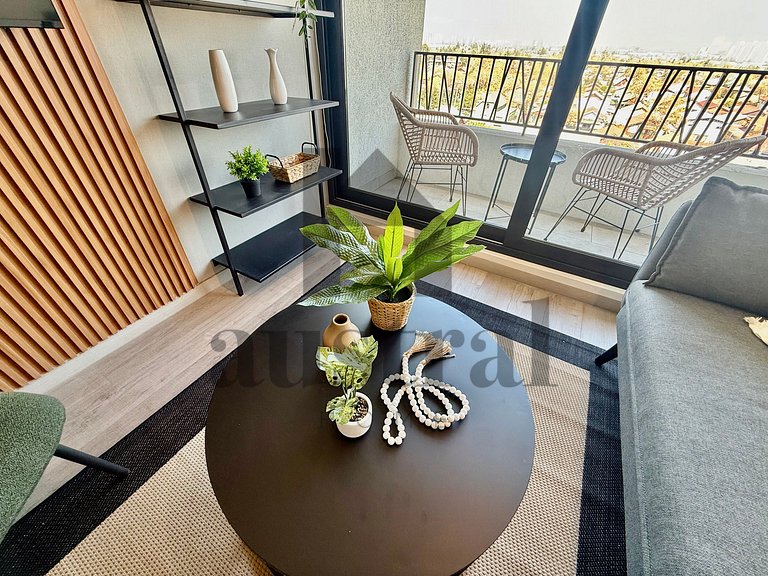 Apartamento novo e moderno totalmente decorado