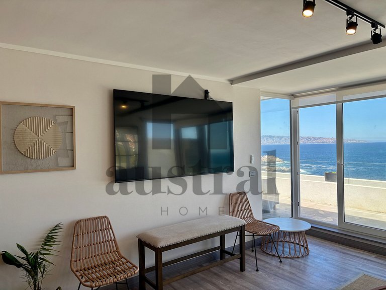 Nuevo y Encantador con vista al mar en Cochoa