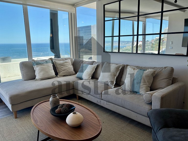 Nuevo y Encantador con vista al mar en Cochoa