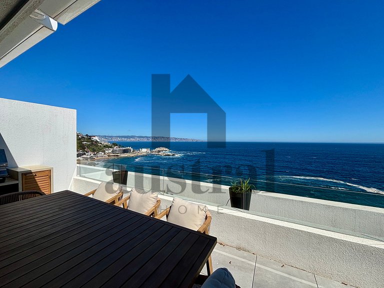 Nuevo y Encantador con vista al mar en Cochoa