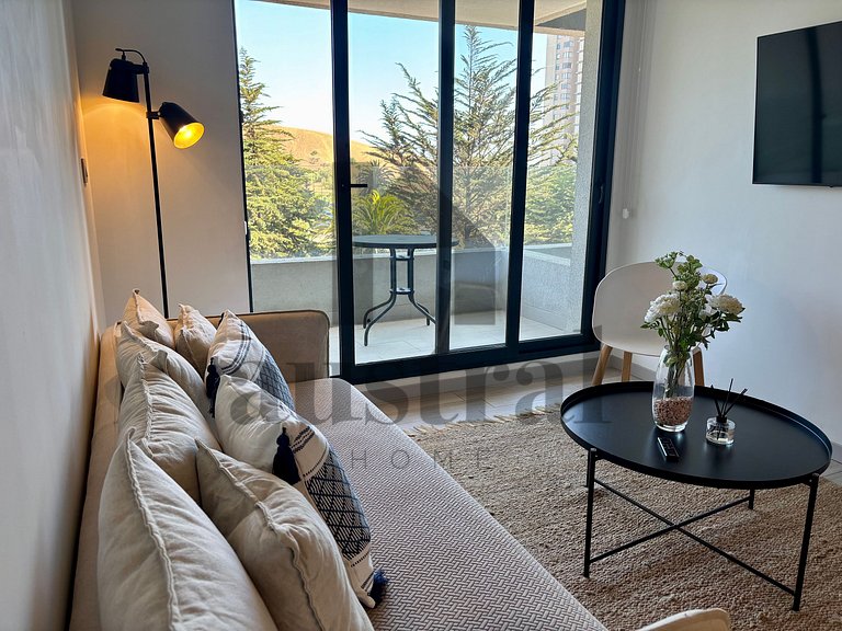 Apartamento acolhedor e bonito na Montemar