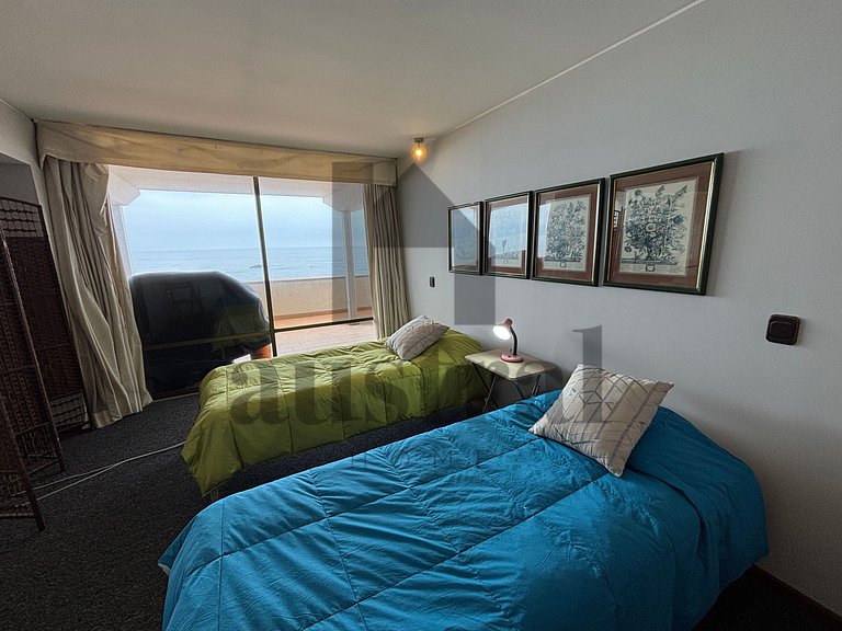 Wonderful apartment front of the 5th Sector Reñaca