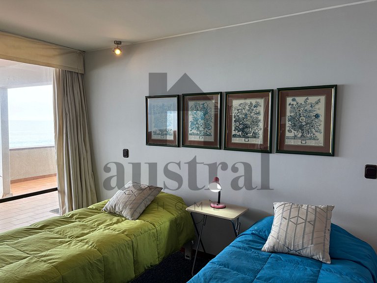 Wonderful apartment front of the 5th Sector Reñaca