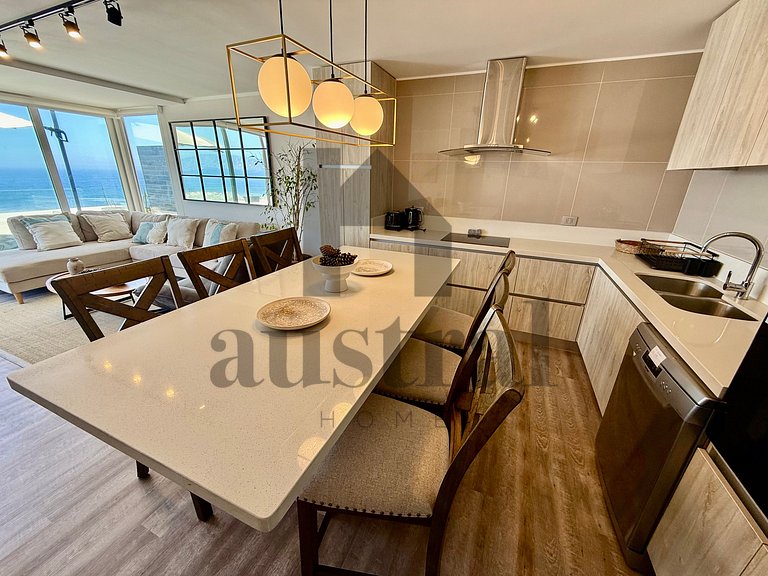 Nuevo y Encantador con vista al mar en Cochoa