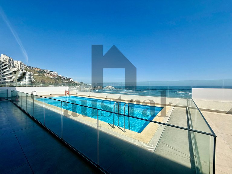 Nuevo y Encantador con vista al mar en Cochoa