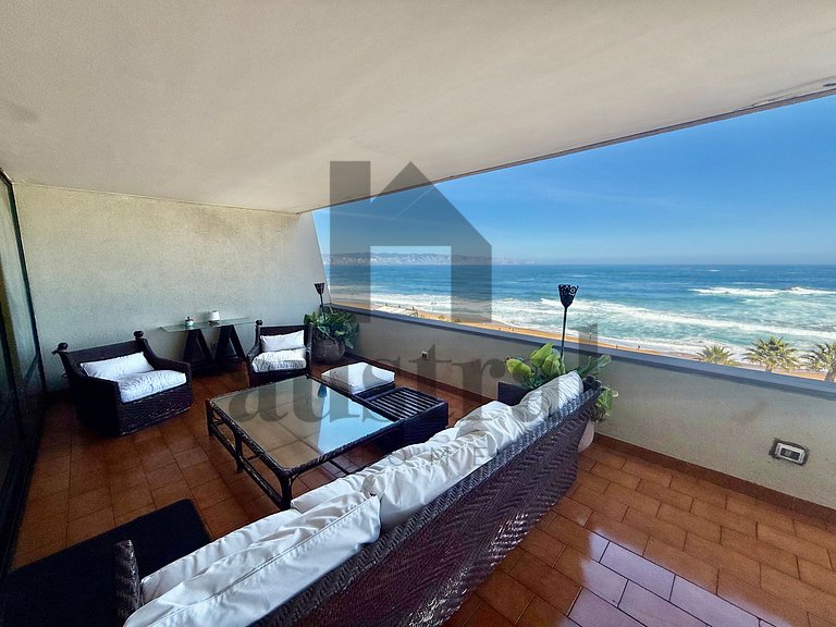 Wonderful apartment front of the 5th Sector Reñaca