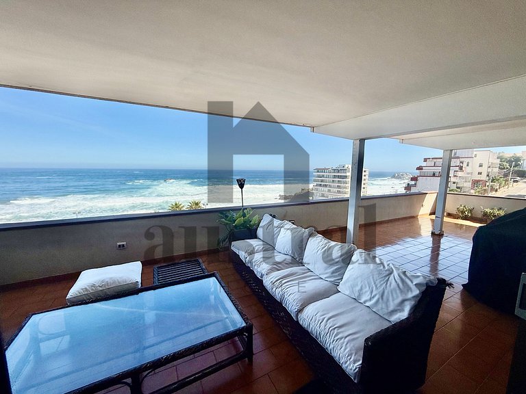 Wonderful apartment front of the 5th Sector Reñaca
