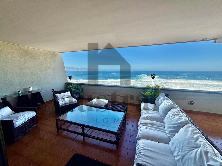 Wonderful apartment front of the 5th Sector Reñaca