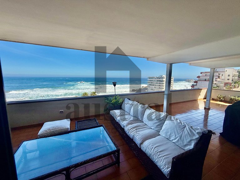 Wonderful apartment front of the 5th Sector Reñaca