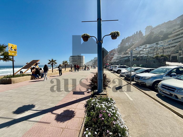Wonderful apartment front of the 5th Sector Reñaca