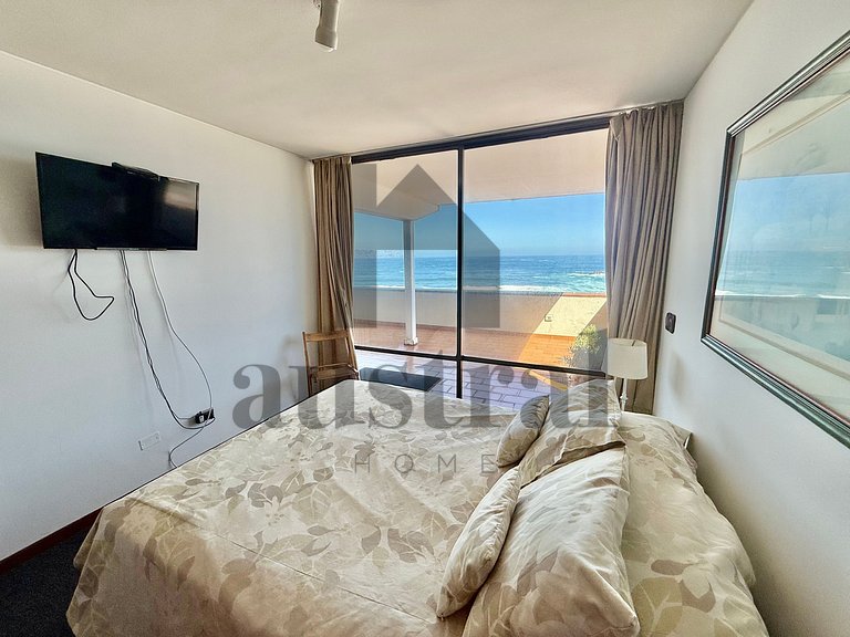 Wonderful apartment front of the 5th Sector Reñaca