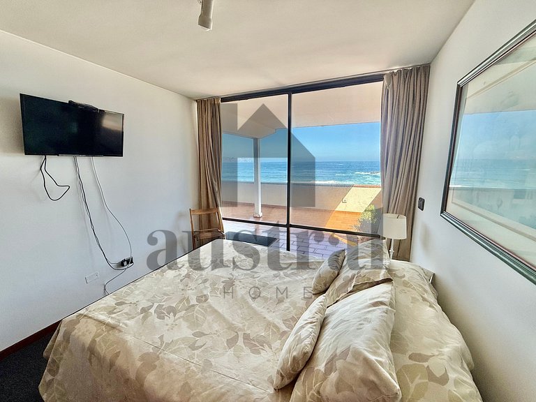 Wonderful apartment front of the 5th Sector Reñaca