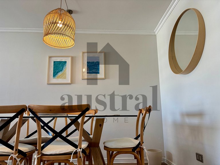 Espaçoso apartamento de frente para a praia e San Martin