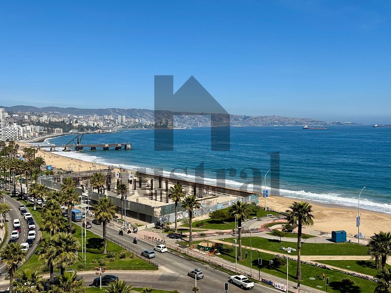 Espaçoso apartamento de frente para a praia e San Martin