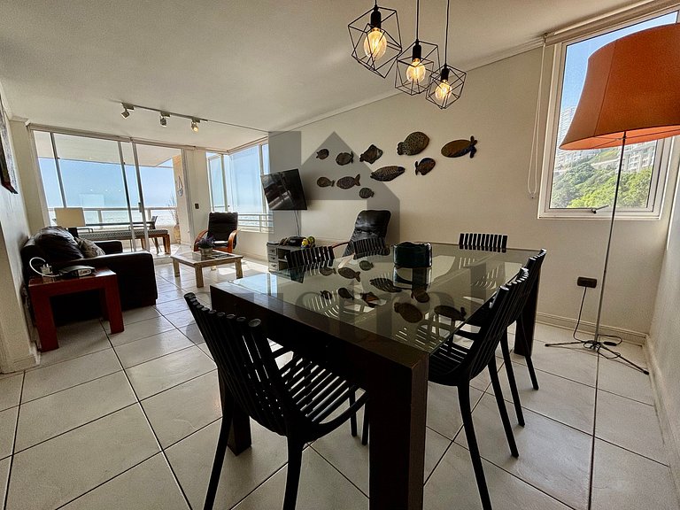 Oceanfront apartment with stunning view