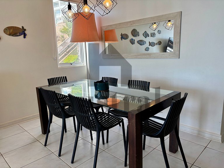 Apartamento à beira-mar com vista deslumbrante