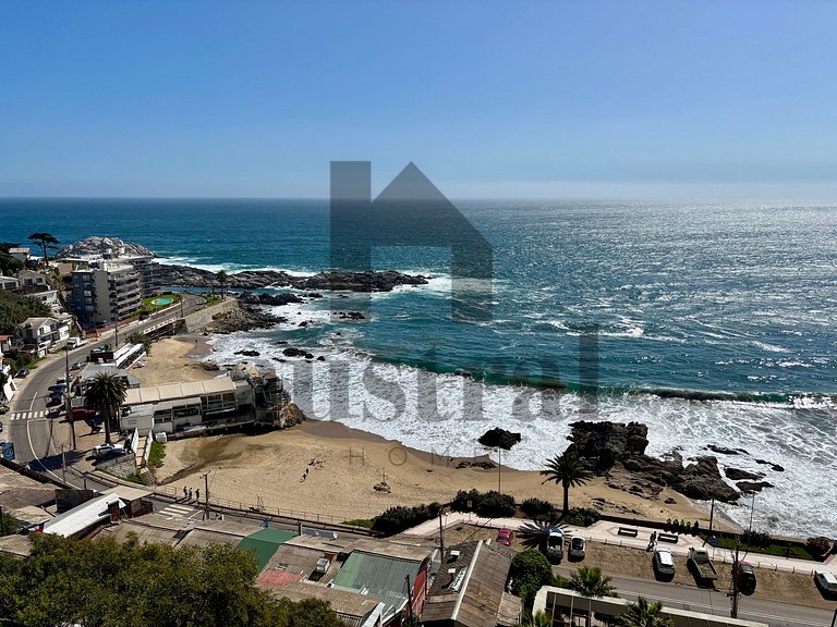 Apartamento à beira-mar com vista deslumbrante