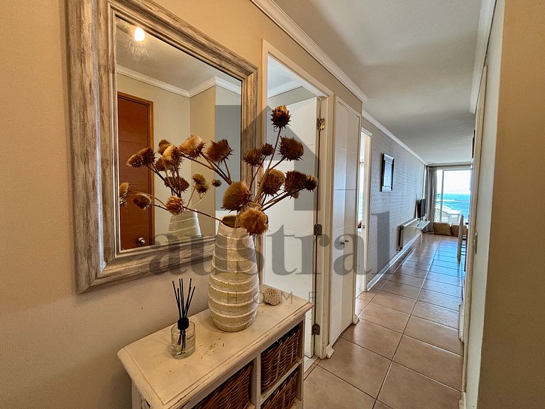 Vista clara e próximo à praia