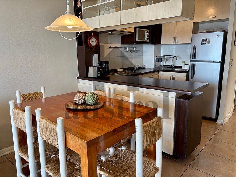 Vista clara e próximo à praia