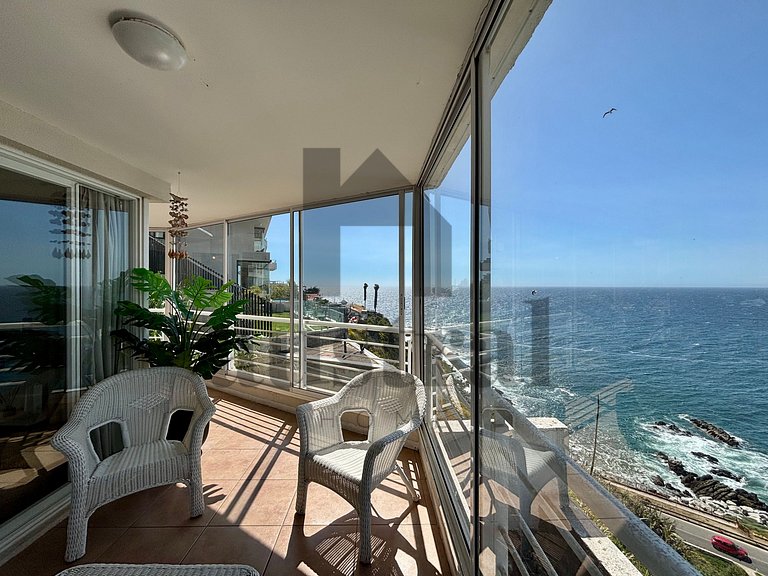 Vista clara e próximo à praia