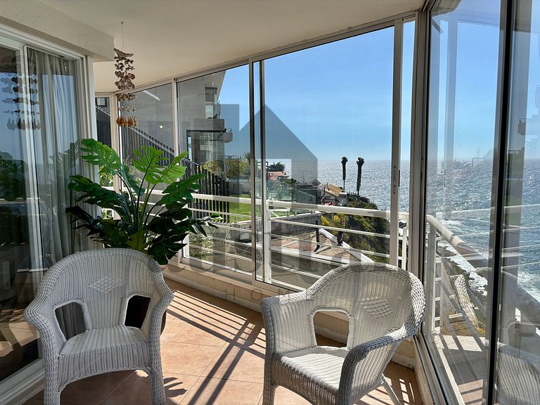 Vista clara e próximo à praia