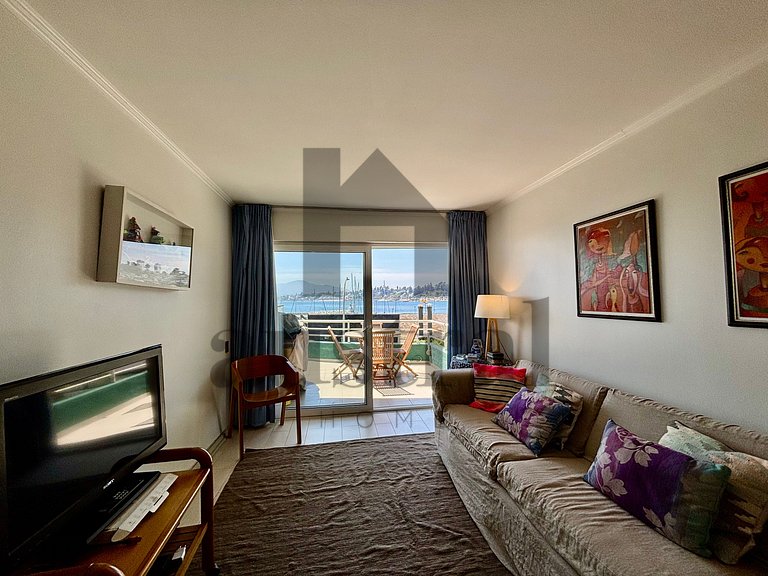 Espectacular depto full Vista al Mar Higuerillas