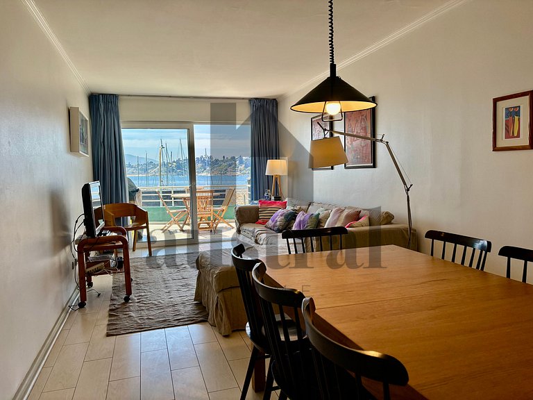 Espectacular depto full Vista al Mar Higuerillas