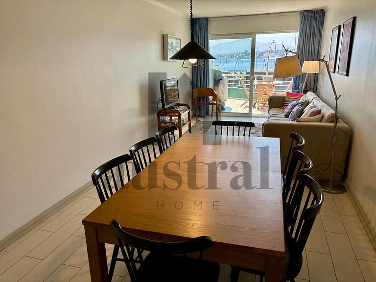 Espectacular depto full Vista al Mar Higuerillas