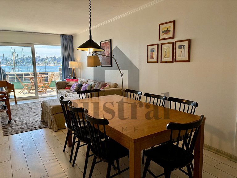 Espectacular depto full Vista al Mar Higuerillas