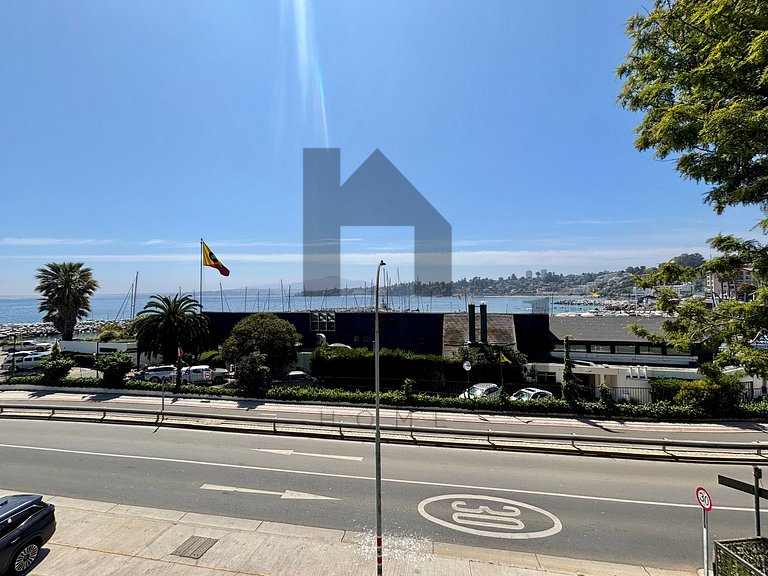 Espectacular depto full Vista al Mar Higuerillas