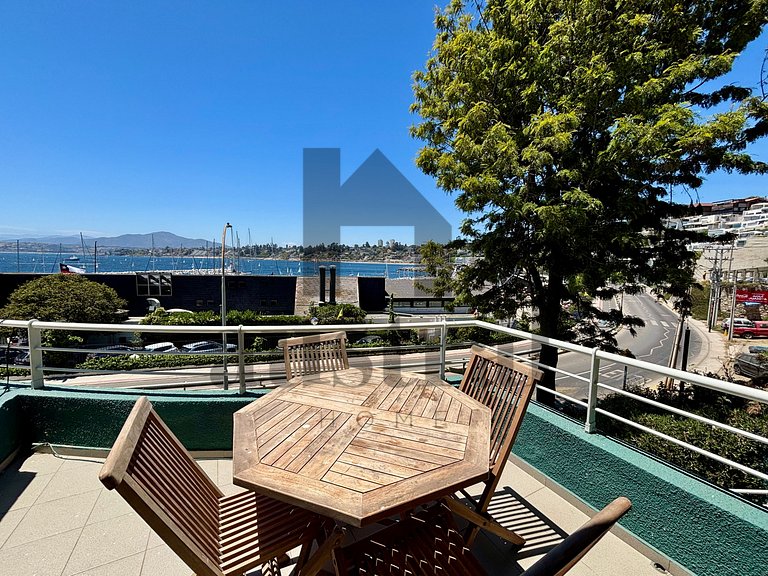 Espectacular depto full Vista al Mar Higuerillas