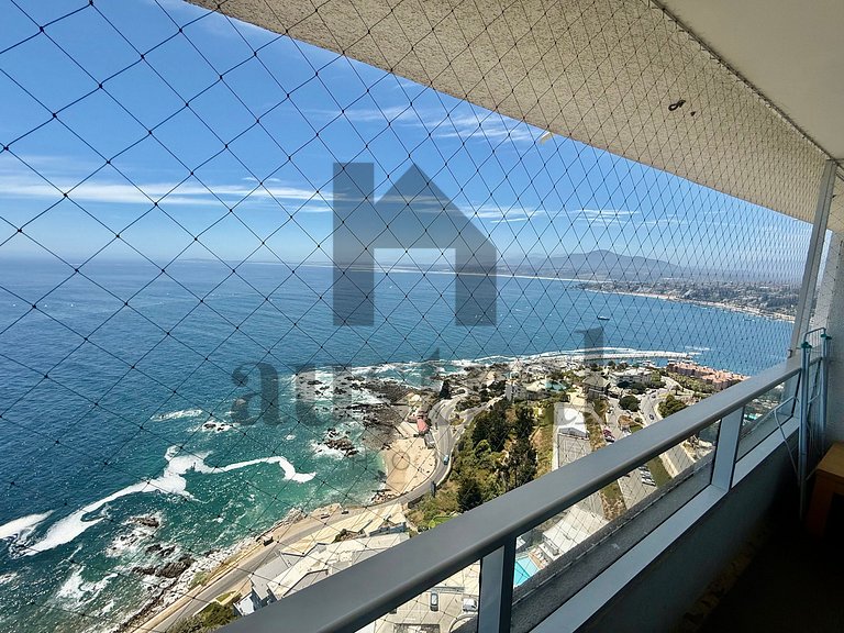 Vista incrível para dois em Concón