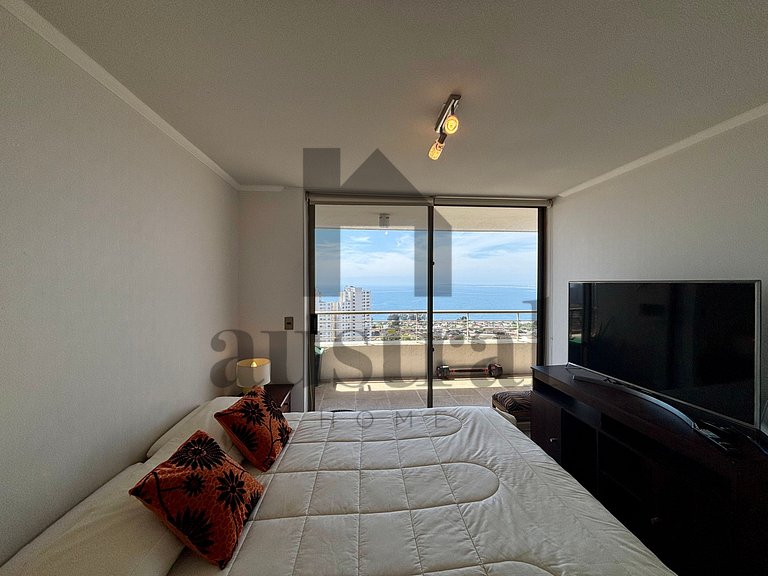 Beautiful view towards the sea and Concón