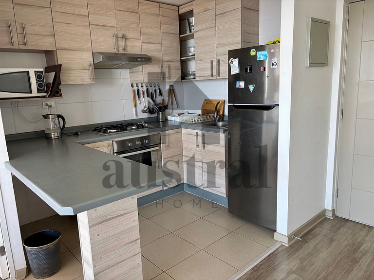 Hermosa vista al hacia el mar y Concón