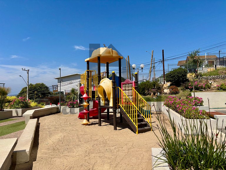 Bela vista para o mar e para Concón.