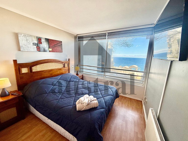 Lindo apartamento com vista para o mar