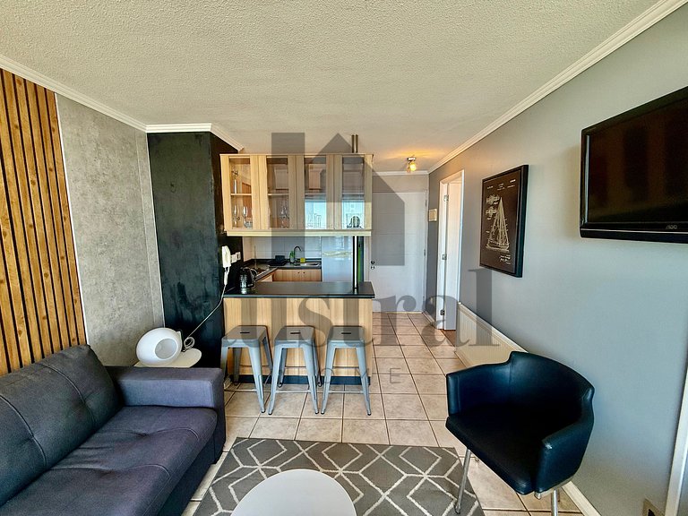 Lindo apartamento com vista para o mar